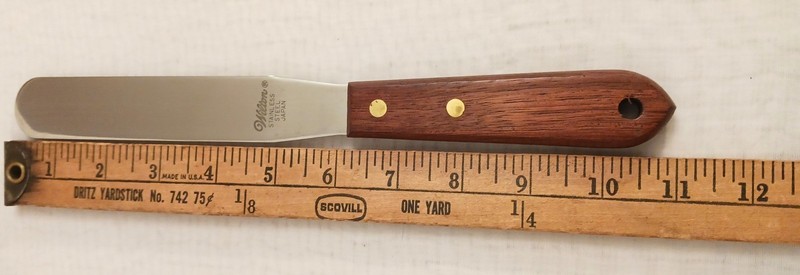 New Vtg Wilton 11" Stainless Steel Spreader Blade Cake Icing Knife Spatula Japan gallery