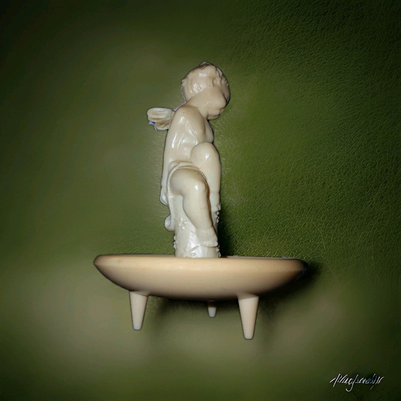 Wilton Vintage Cake Topper Angel Cherub gallery