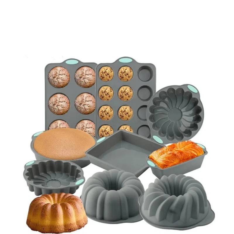 Verve & Vessel™ Silicone Bundt Cake Mold - 3D Spiral Non-Stick Baking Pan gallery