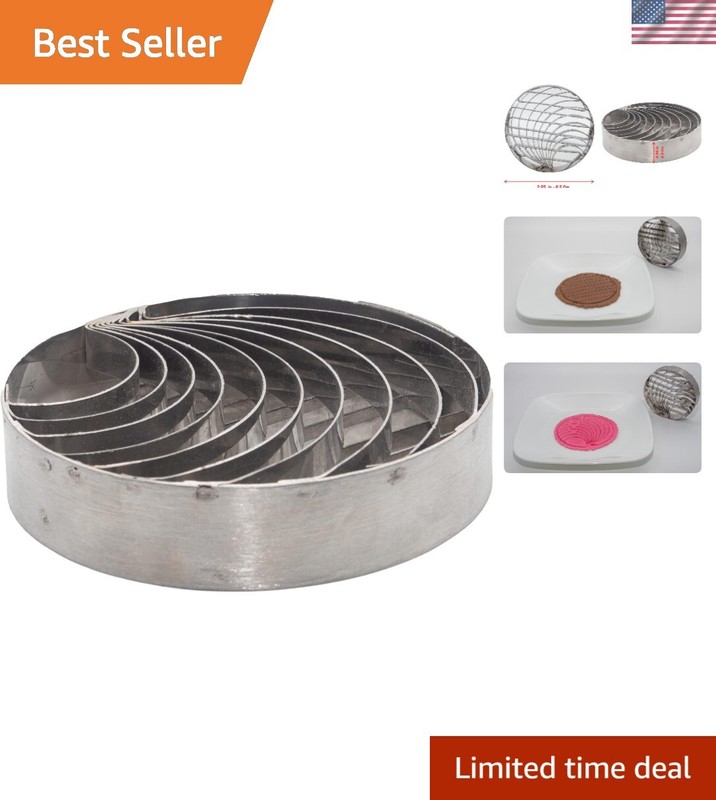 Dishwasher Safe Concha Bread Tool – 3.25 Inches Diameter for Effortless Baking