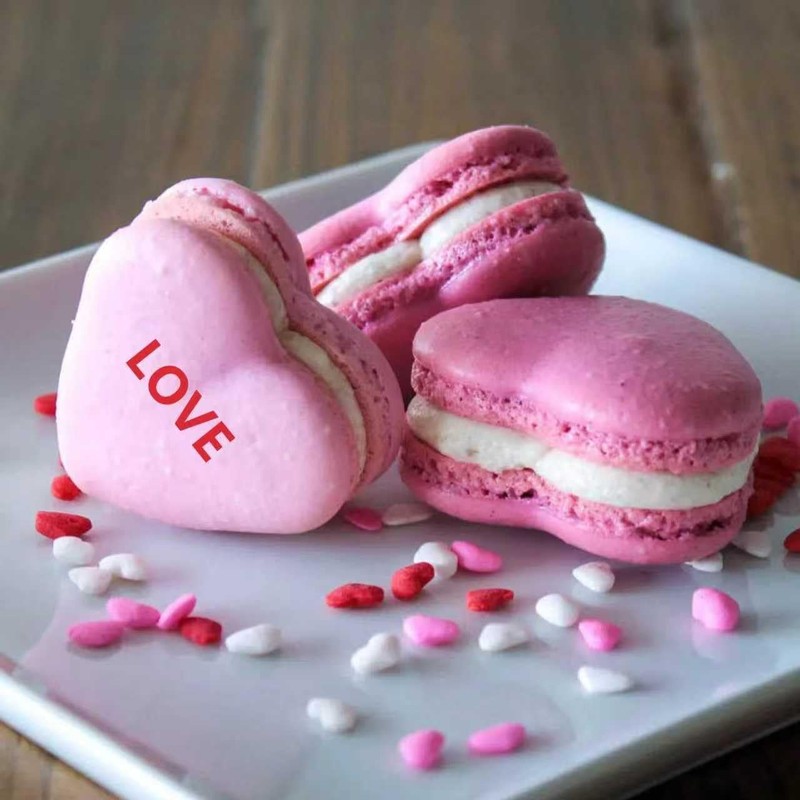 2 Pack 2.8 Inch Conversation Heart Molds 6 Cavity Silicone Muffin Pan Baking gallery