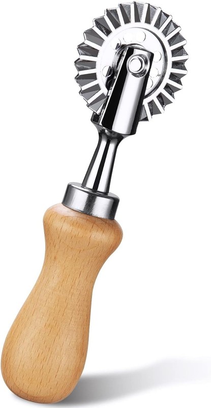 Versatile 1.3-Inch Ravioli Cutter with Sturdy Wooden Handle for Precision gallery
