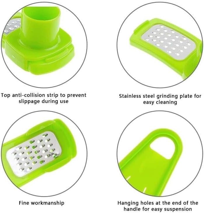 Multifunction Cutter Grater 7.5 Inches X 2.5 X 1.5 Inches, Silver gallery