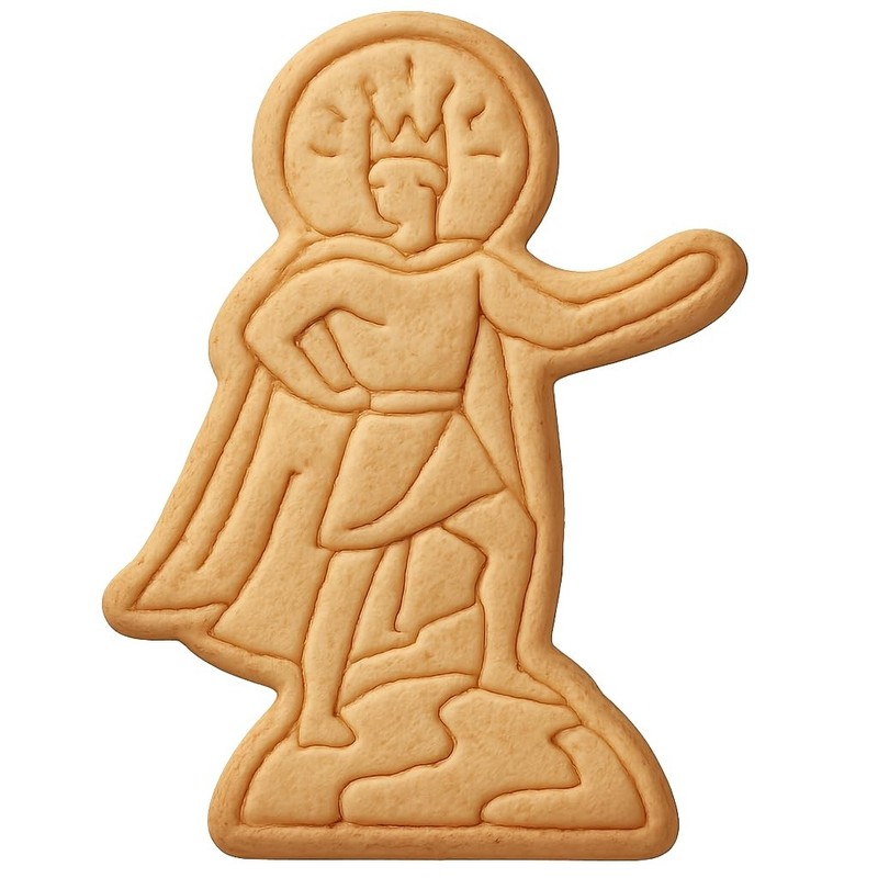 Majestic Demigod of the World Cookie Cutter & Stamp, Fondant & Clay – 4×2.6