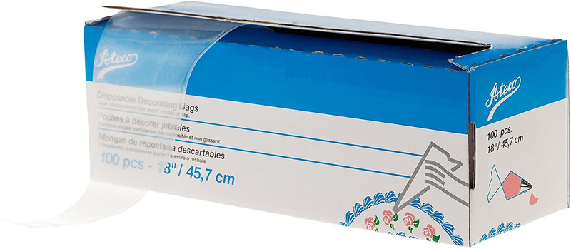 Disposable Decorating Bags, 18-Inch, Pack of 100
