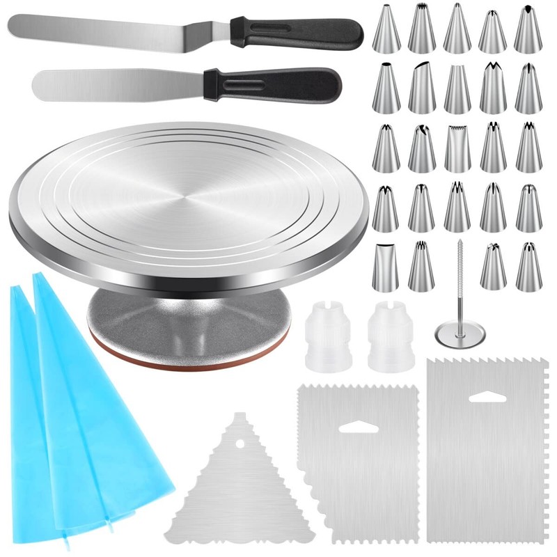 35 Aluminum Cake Decorating Kit, Baking Tools for Beginners & Pros