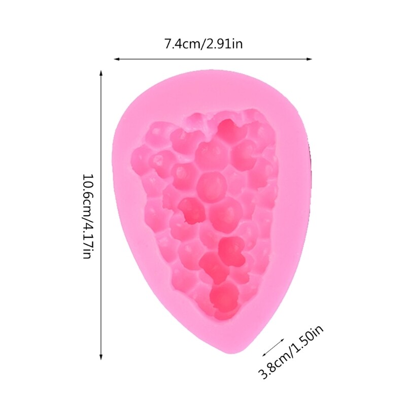 Fondant Mold, Grapes Shaped Silicone Mold for Making Fondant Decorations Cake gallery