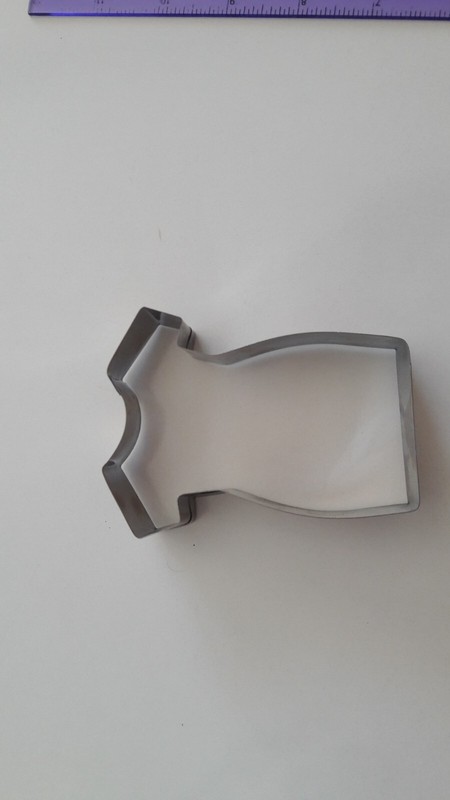 cookie mold baking, metal cookie cutter, dress-shaped metal cookie mold, cookie