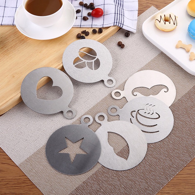 Decoration Tools Coffee Mould Christmas Cookie Cake Stencils Templates Art gallery