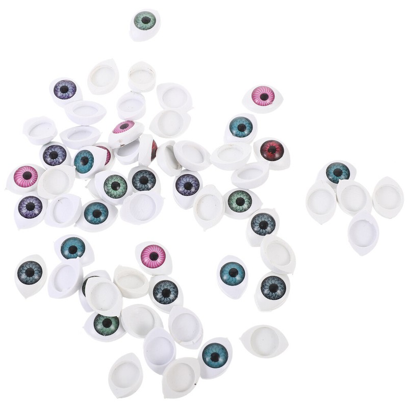 60Pcs Horrible Eyes Crafts Realistic Fake Eyeballs for Decor Dolls gallery
