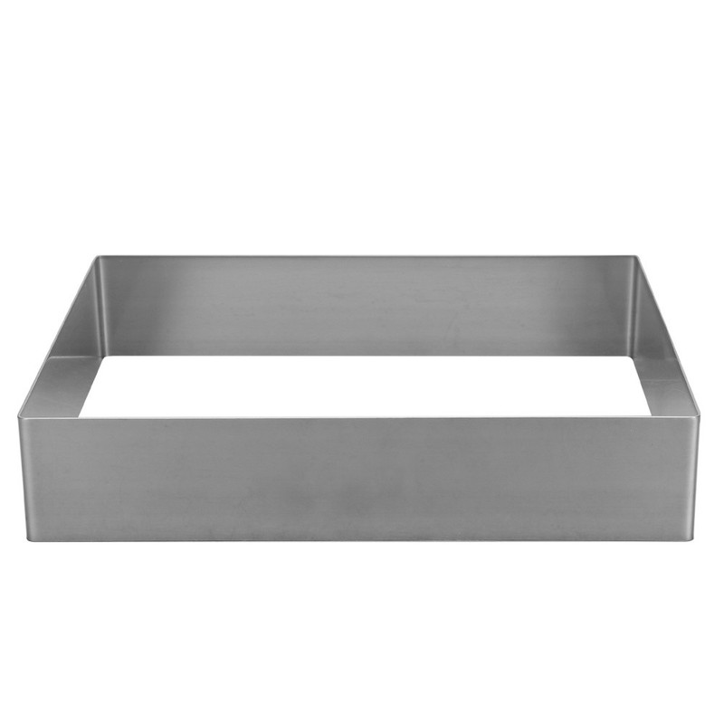Stainless Steel Rectangular Mould Cake Frame Dessert Molds for Mousse gallery