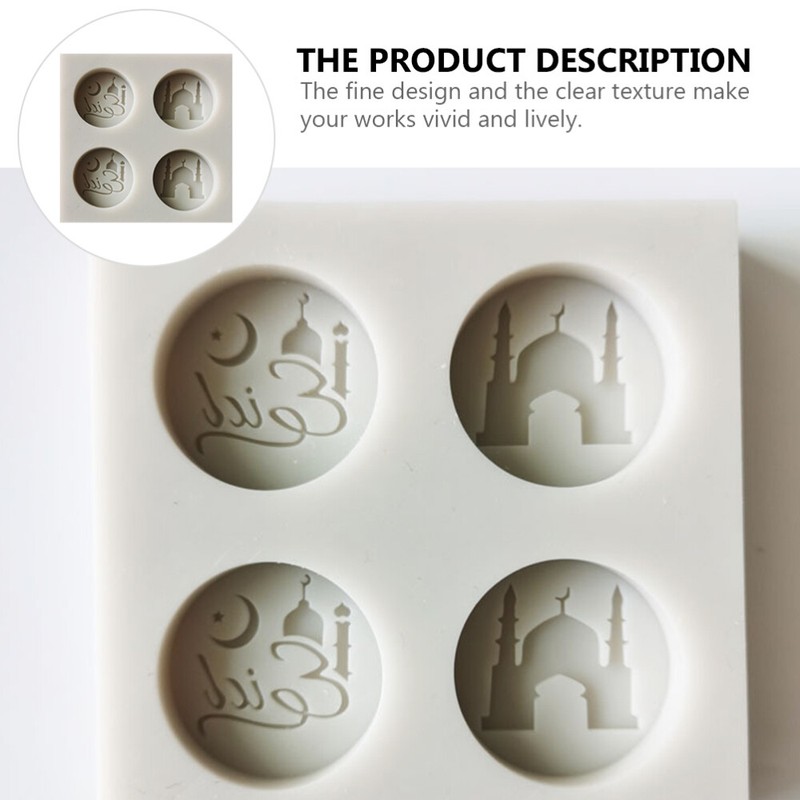 Ramadan Pattern Mold Soap Making Supplies Holiday Chocolate Silicone Muslim New gallery