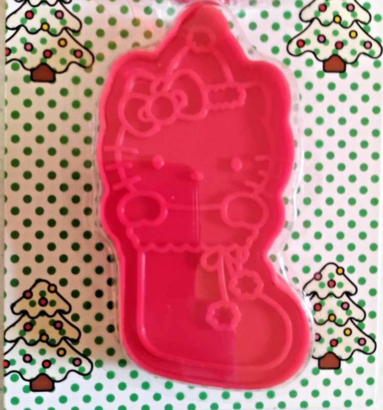Sanrio Hello Kitty Cookie Cutter Stamp Set Red Large 4pc Handstand Kitchen Gift gallery