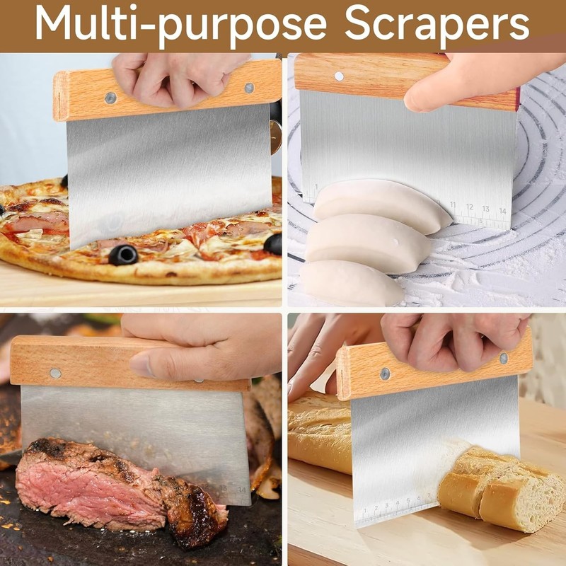 Baking Essentials: High-Quality Bread Lame with Scraper, Blades & Protection gallery