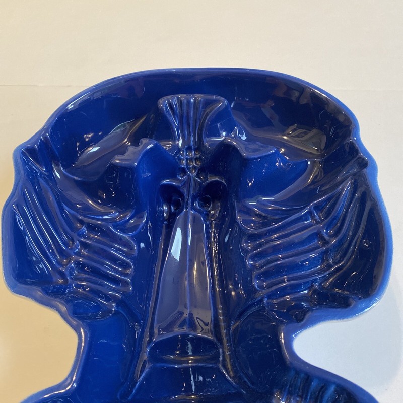 Cathrineholm Graham Kerr Ironstone BLUE Lobster baking Mold Galloping Gourmet gallery