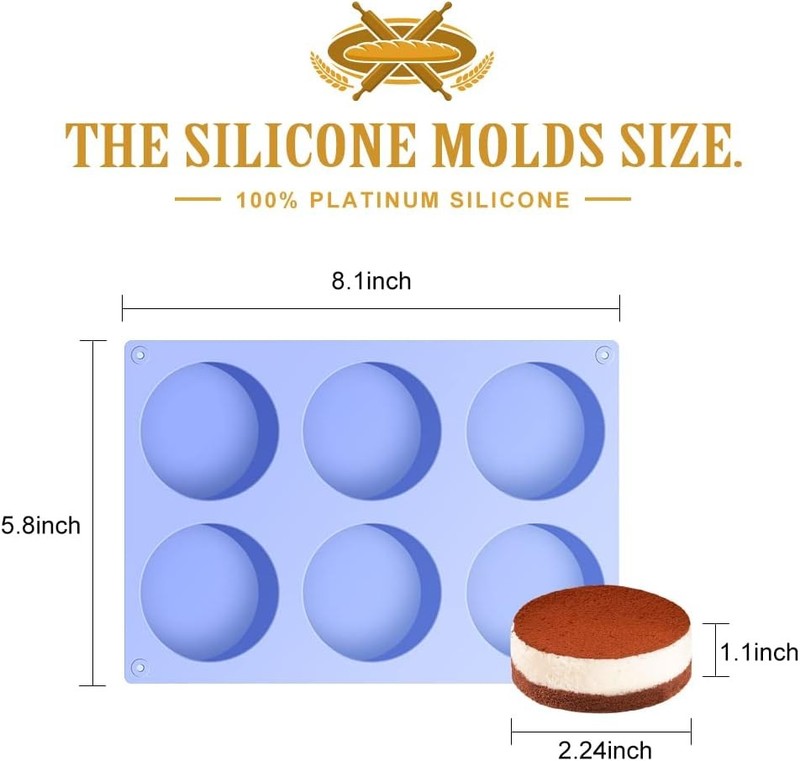 4 PCS chocolate Molds Silicone Oreo Cookie molds chocolate Candy Cookies Oreos gallery
