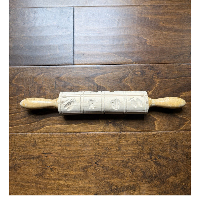 VTG Springerle Rolling Pin – Marked W. Germany