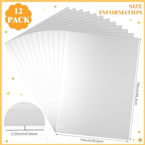 Jingmore 12 Pcs Half Sheet Rectangle Cake Drum Board 14 x 19 Inch White gallery