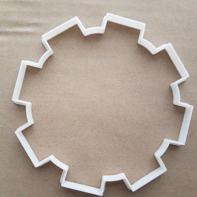 Cog Gear Machine Circle Shape Cookie Cutter Dough Biscuit Pastry Fondant Sharp gallery