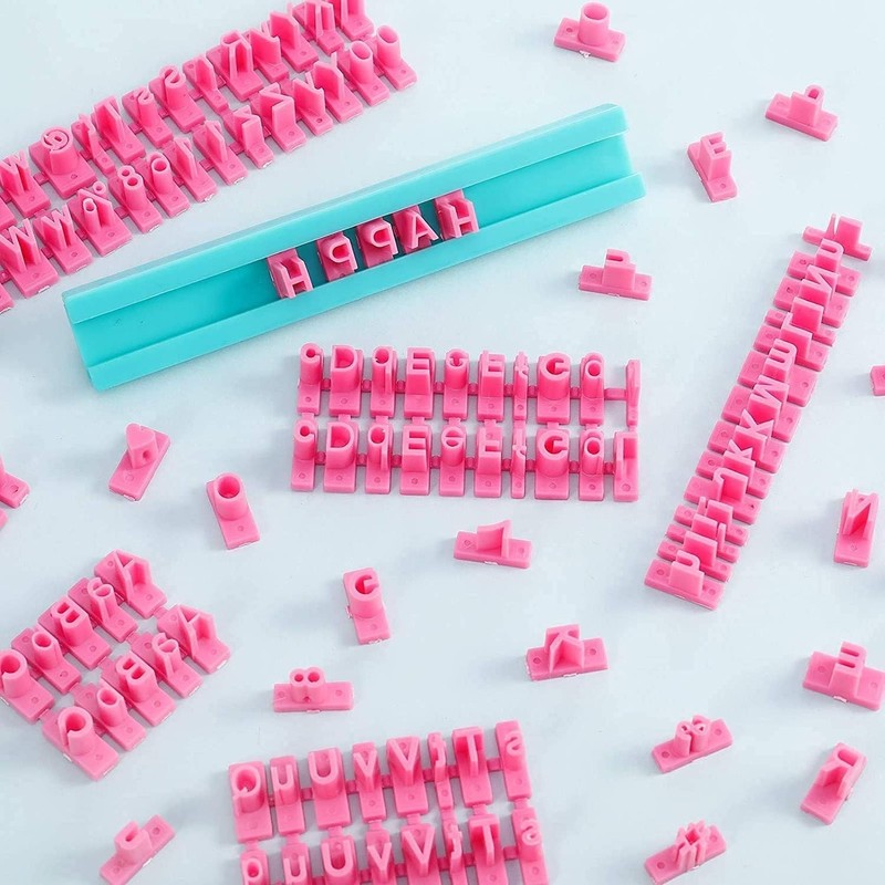 Letter Stamps for Clay & Cookies - Alphabet Stamp Mold for Baking, DIY Emboss... gallery