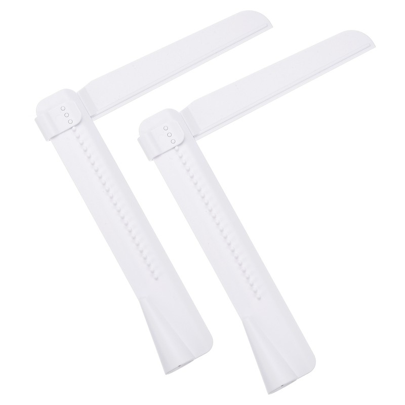 2 Pcs Adjustable Cake Scraper, Adjustable Cake Smoother Fondant Tools, White