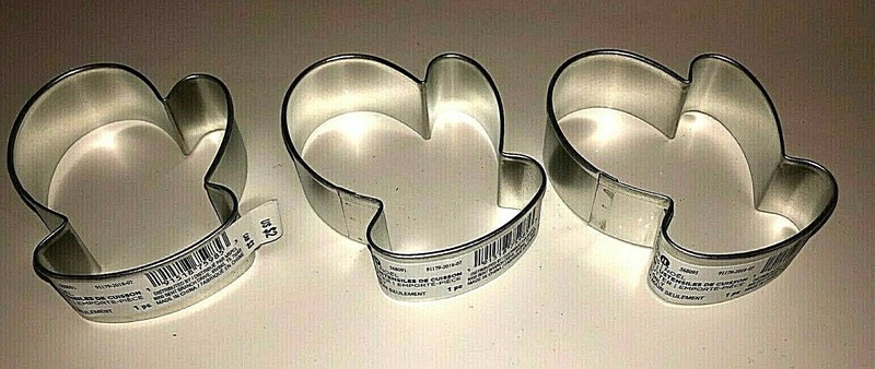 3 Pack of Fun! Mitten Cookie Cutter Pudding Jello Thanksgiving Christmas Winter