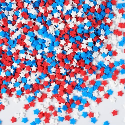 Red White and Blue Sprinkles for 4th of July – 16 oz Patriotic Patriotic star gallery