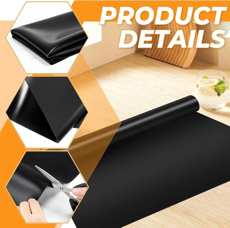 Large Silicone Mat for Crafts, 36"x24", Extra 36"L x 24"W, Black gallery