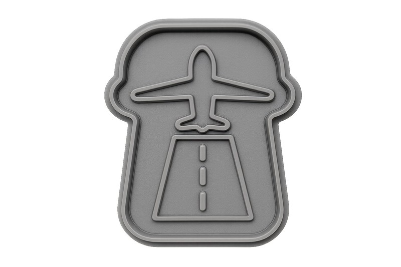 Aviation Theme Cookie Cutter Runway Jet - 2.9x4" Creative Kitchen gallery