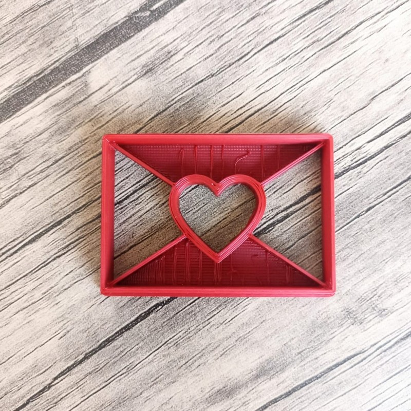 Valentine Cookie Cutter Set Heart Shape Biscuit Fondant Stamp Embosser gallery