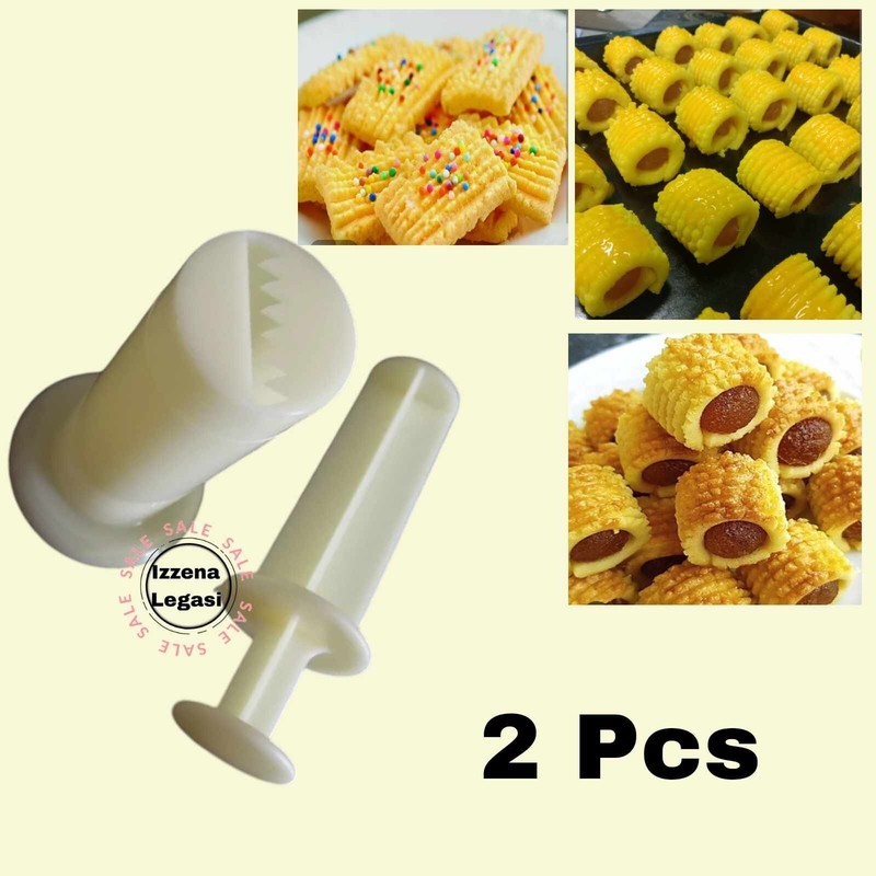 2x Pineapple Jam Tart Nastar Semperit Cookies Plunger Presser Tool Mold gallery