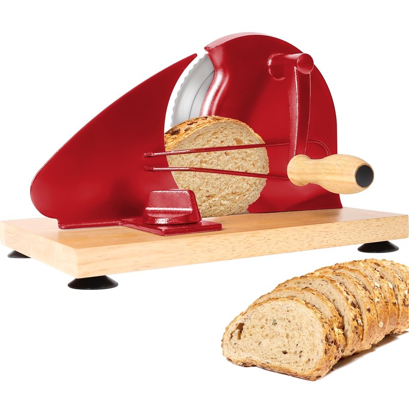 Manual Bread Slicer for Homemade Bread,Even Slicing Thickness-Adjustable Slic…