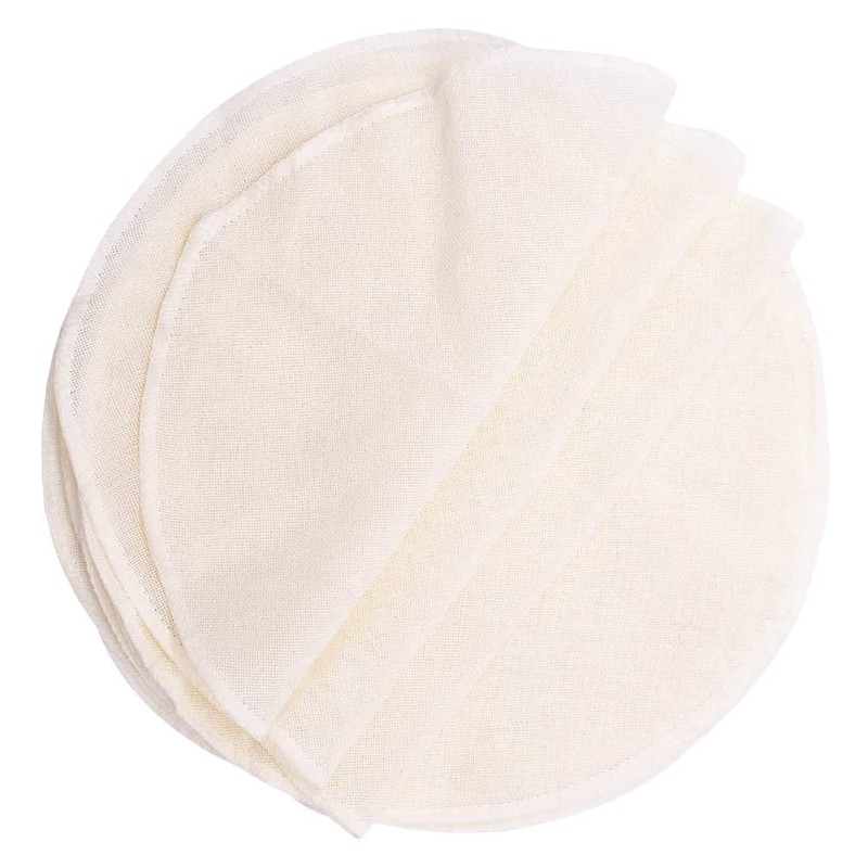 30Pcs Beige Multi Function Cotton Steamer Mats Reusable Foldable Steaming Liners gallery