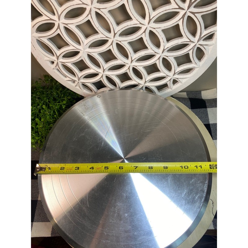Professional Aluminum Revolving Cake Decorating Stand 12 inch Rotating Turntable gallery