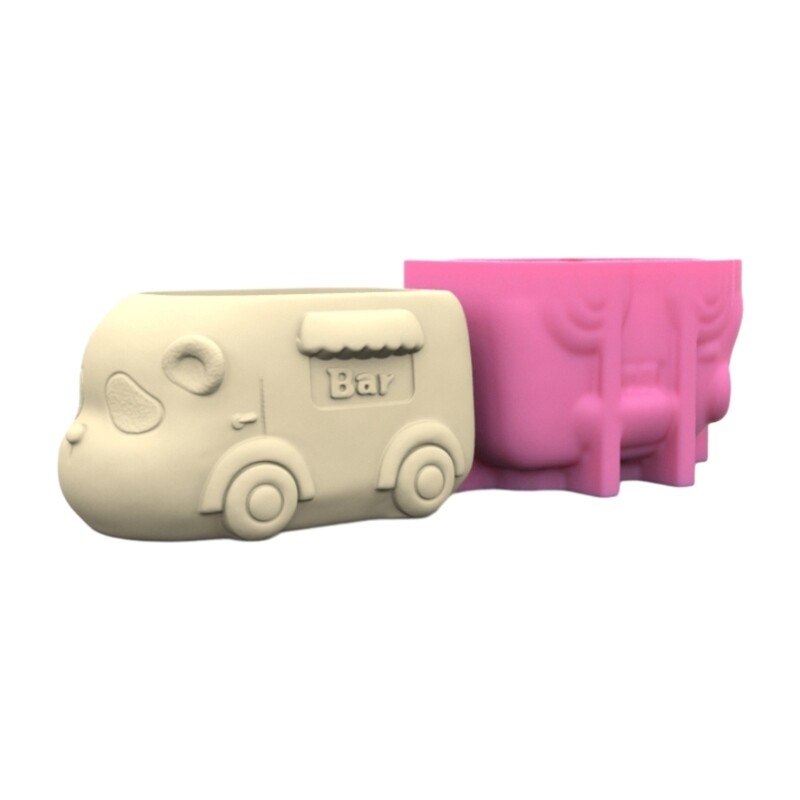 Silicone Craft Molds Flowerpot Mould Animal Car Shaped Concrete Moulds Vase Mold