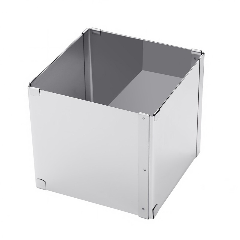 ADJUSTABLE SQUARE BAKING AND SALAD MOLD 15-28 CM 5.9-11 IN HEIGHT 16 CM 6.3 IN gallery