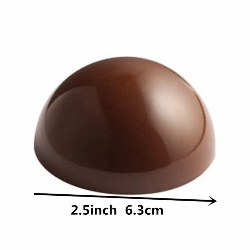 Large Half Ball Chocolate Mold Ball Polycarbonate Mould Chocolate Semi Sphere... gallery