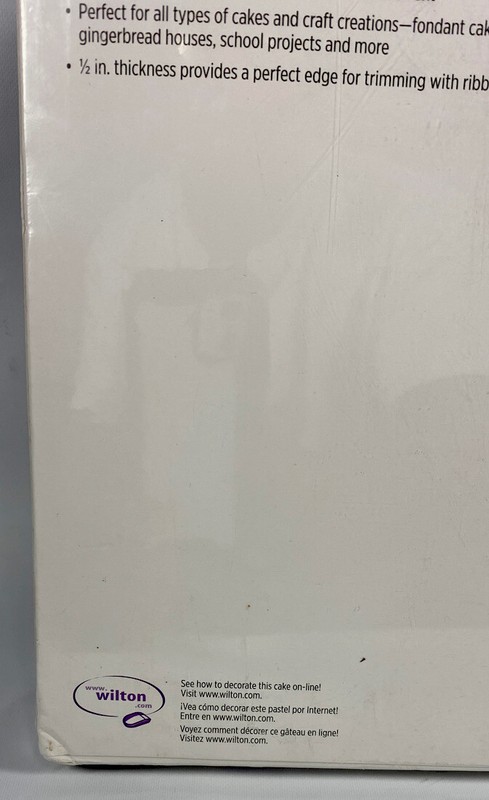 Decorative Square 14 / 16 inch Silver Cake Bases 2 Count from Wilton gallery
