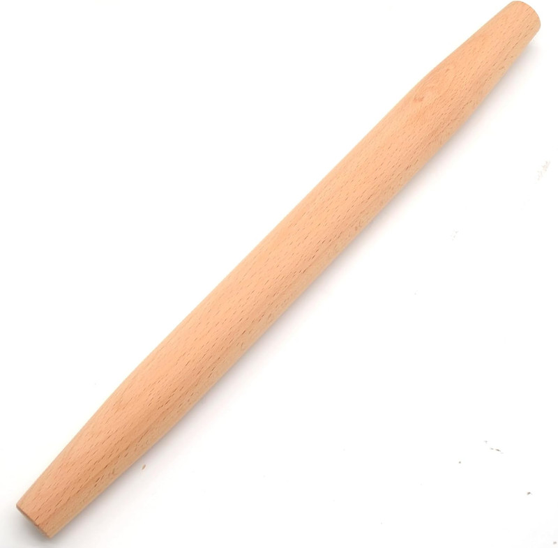 Wooden French Rolling Pin for Baking and Pastry (Beech Wood, 16 Inches) gallery