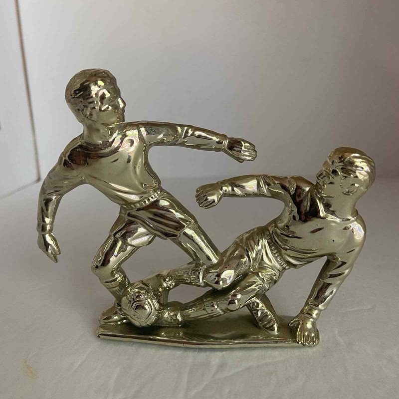Gold Soccer Trophy Top Cake Decoration Topper Sports 4.5″ Tall