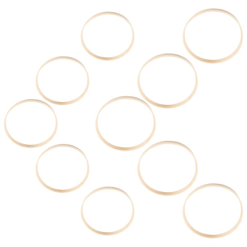 10pcs Bamboo Wreath Hoop: Dream Catcher Rings - 9.8in and 11.8in Macrame Floral gallery