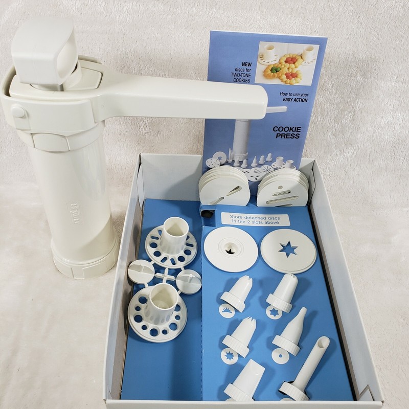 Vintage Cookie Press Hutzler Gerda Easy Action Food Decorator Spritz PRISTINE