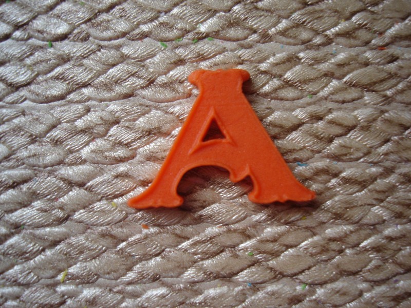 decorative edible letters / numbers for cake / cupcake decoration gallery