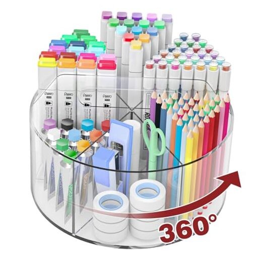 250pcs Acrylic Pencil Holder Marker Organizer, Clear - Single - With Handle gallery