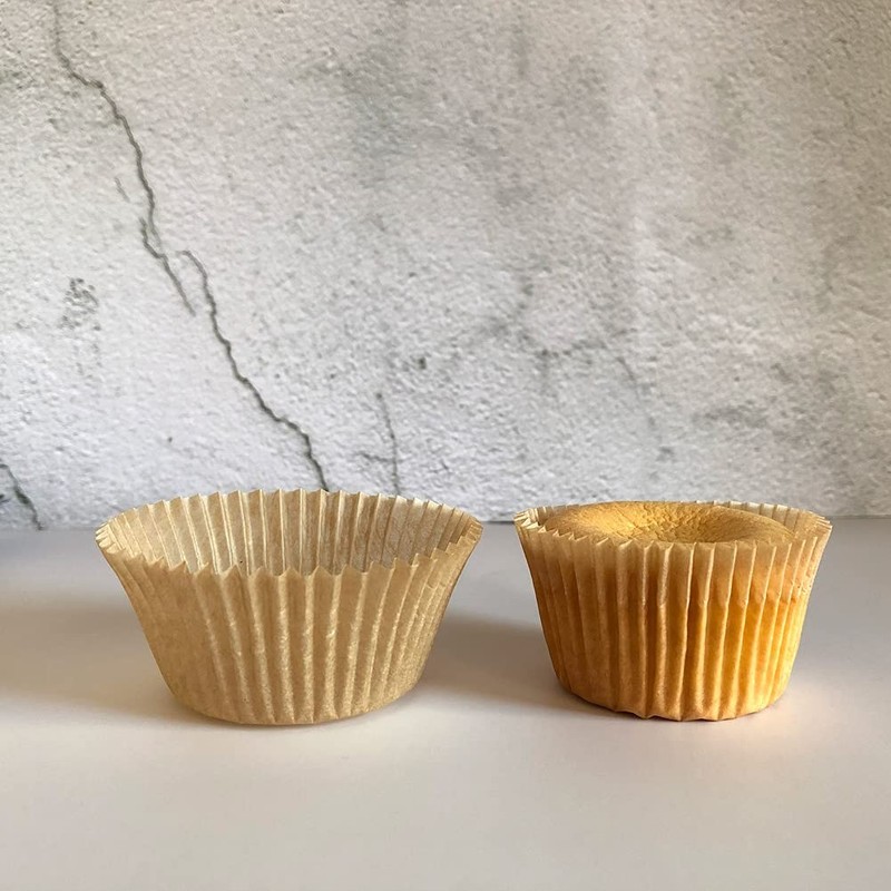 Natural Cupcake Liners 300-Count Standard Greaseproof Paper Baking Cups gallery