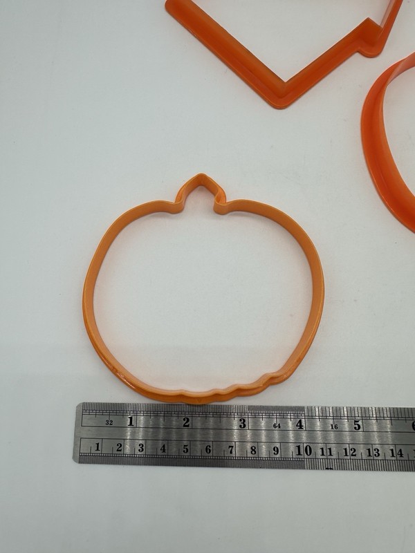 Lot of 3 Halloween Fall Pumpkin House Cookie Cutter Set Baking Fondant Cutters gallery