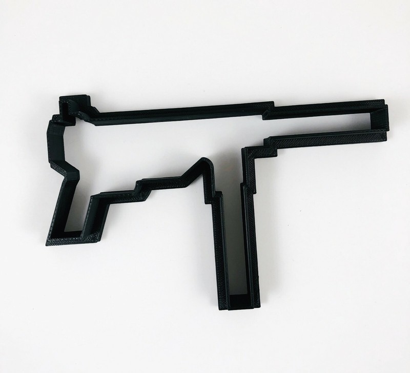 M3 Grease Gun Cookie Cutter–3D Printed Kitchen Gadget Baking Baker WW2 Rifle