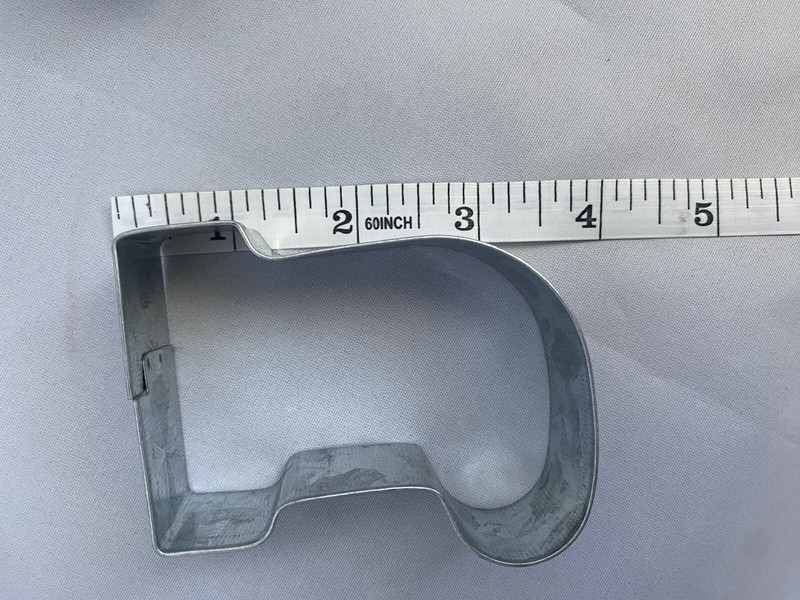 Christmas Cookie Cutters Metal Set of 4. Candy Cane, Snowman, GB Man & Stocking gallery