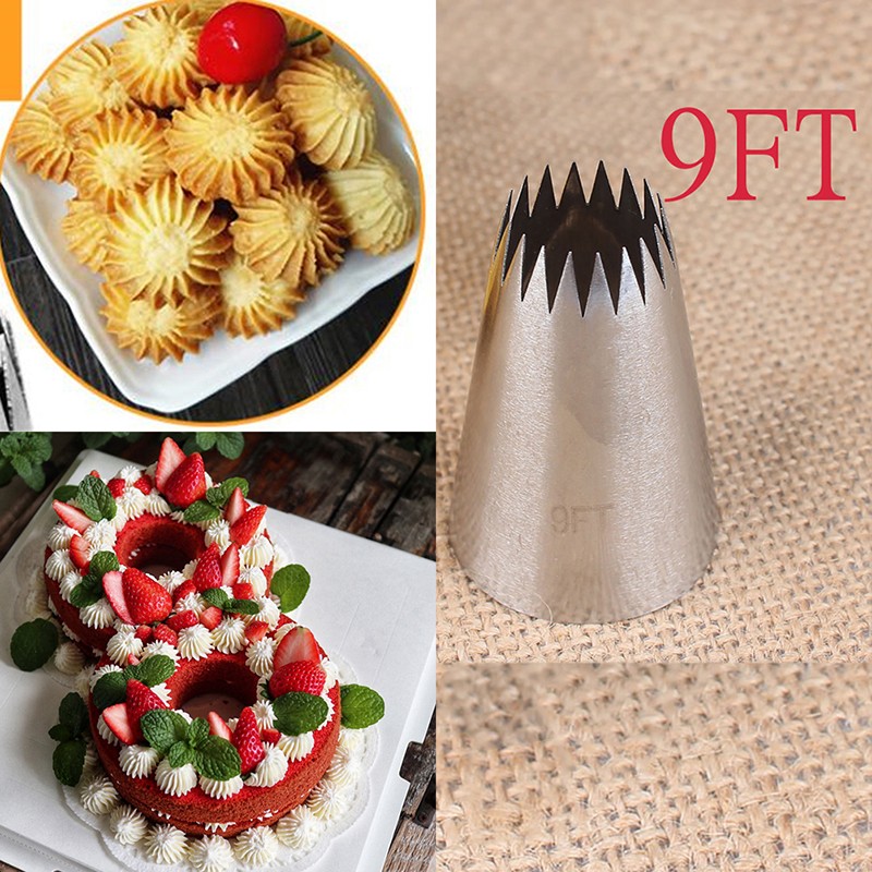 Pastry Tips Ice Cream Tool Icing Piping Nozzles Baking Mold Cake Decorating^ Jo gallery