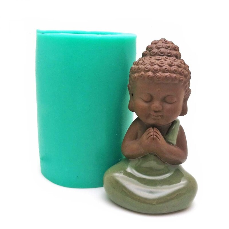 Small Buddhas Statue Silicon Molds Multifunctional Crystal Epoxy Resins Mould